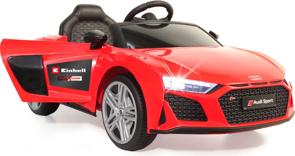 Audi R8 Spyder Jamara 460915 rouge avec batterie Einhell 18V interchangeable - 6