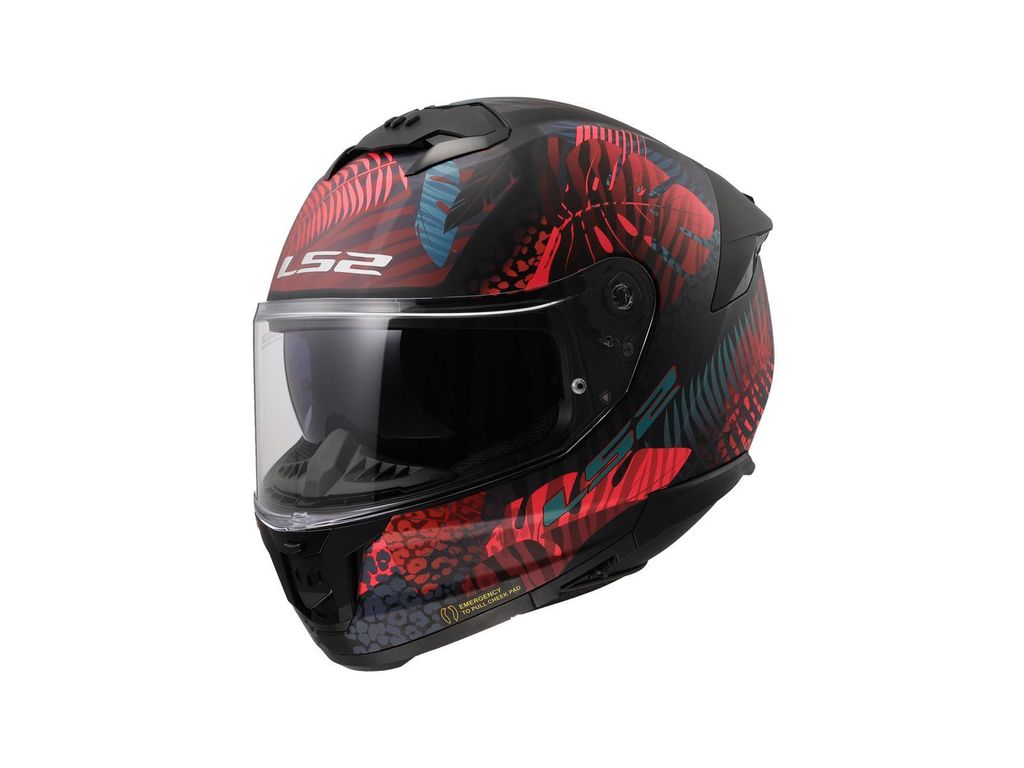 LS2 Integralhelm "FF808 Stream II Jungle schwarz / pink / Produktbild 