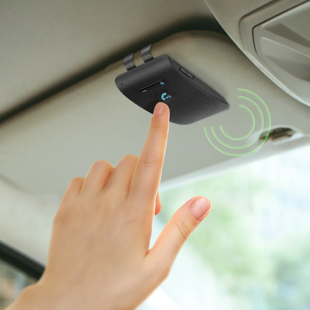 Kit vivavoce Bluetooth per auto KX1 - Nero - 3