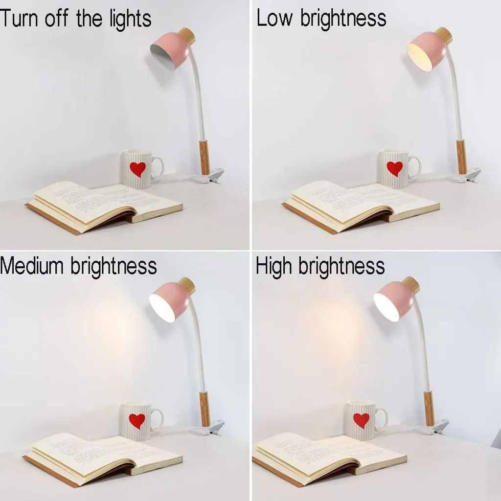 Lampe LED rose flexible 360° LANMOU : luminosité variable et anti-fatigue