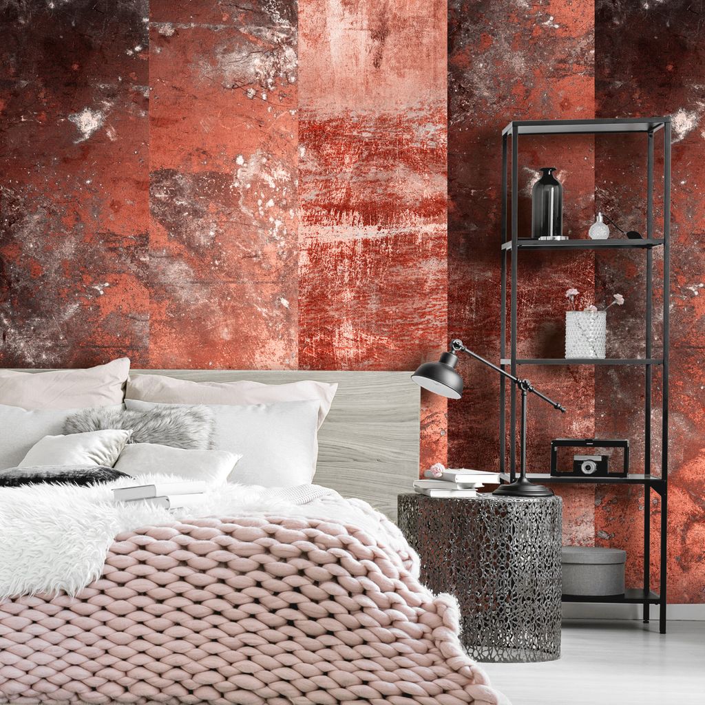 PURO TAPETE - Realistische Tapete ohne Rapport und Versatz 10m Vlies Tapetenrolle Wandtapete modern design Fototapete – Betonoptik f-A-0824-j-a