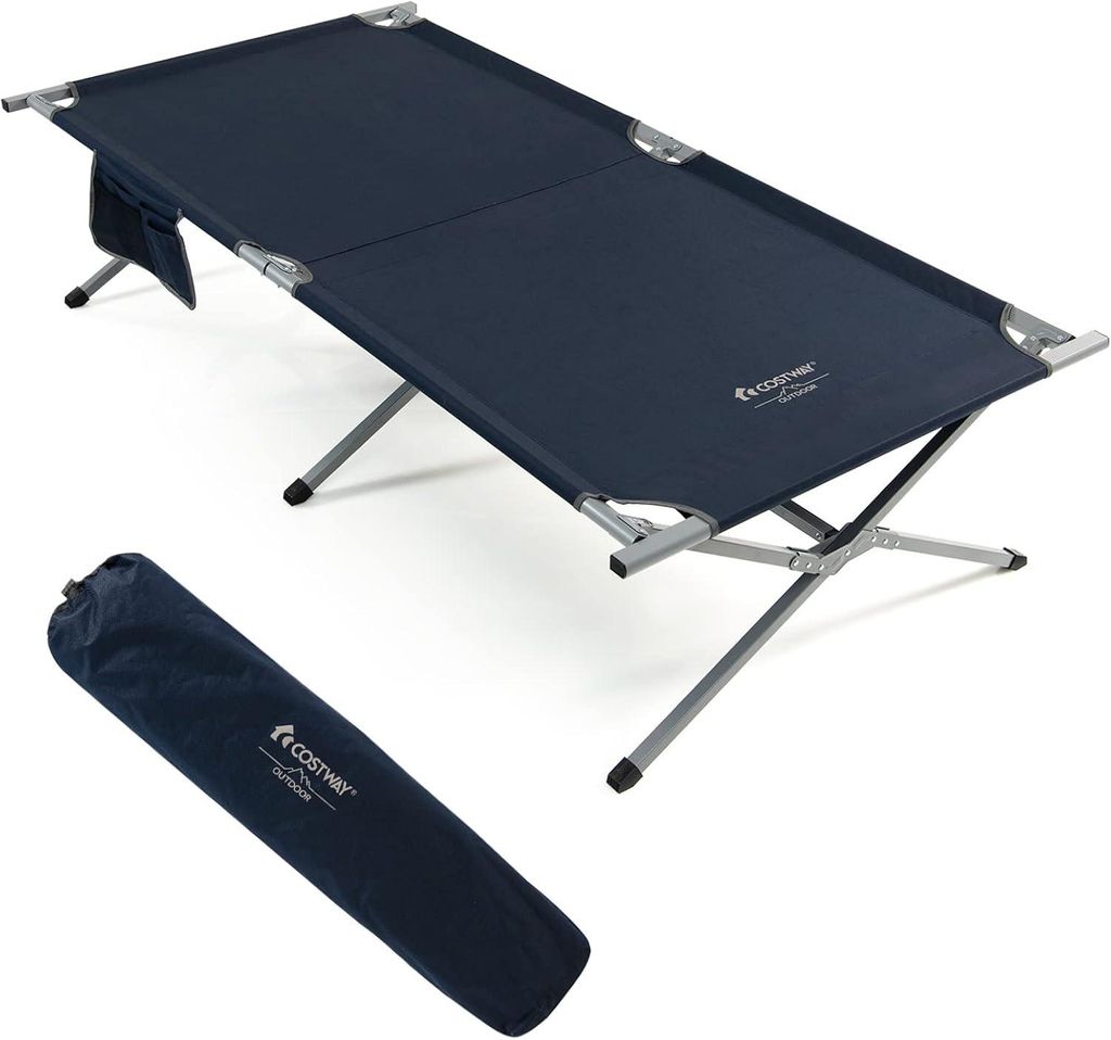 COSTWAY Lit de camp pliable XXL, 214,5x106cm Lit de camping Image du produit 