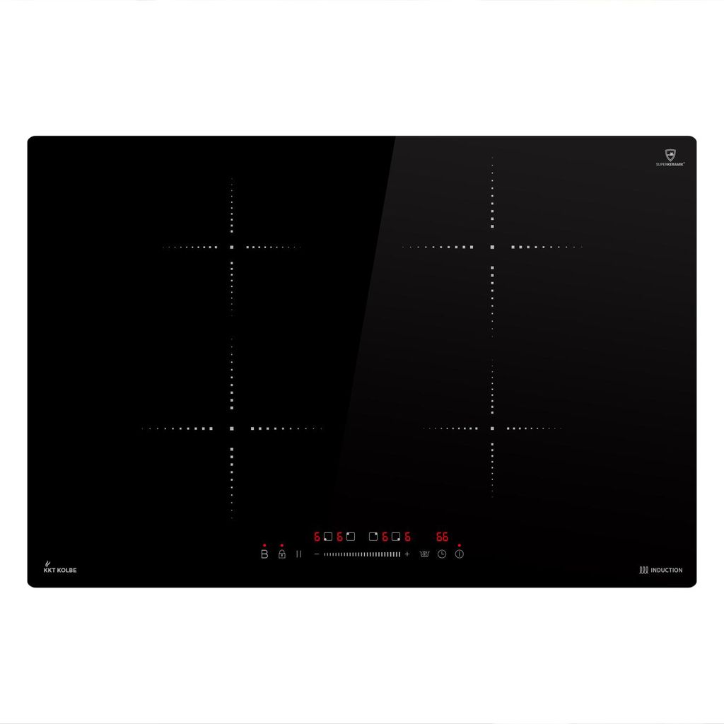 KKT KOLBE Plaque Induction 77cm 7 kW 4 Zones de cuisson 9 Image du produit 