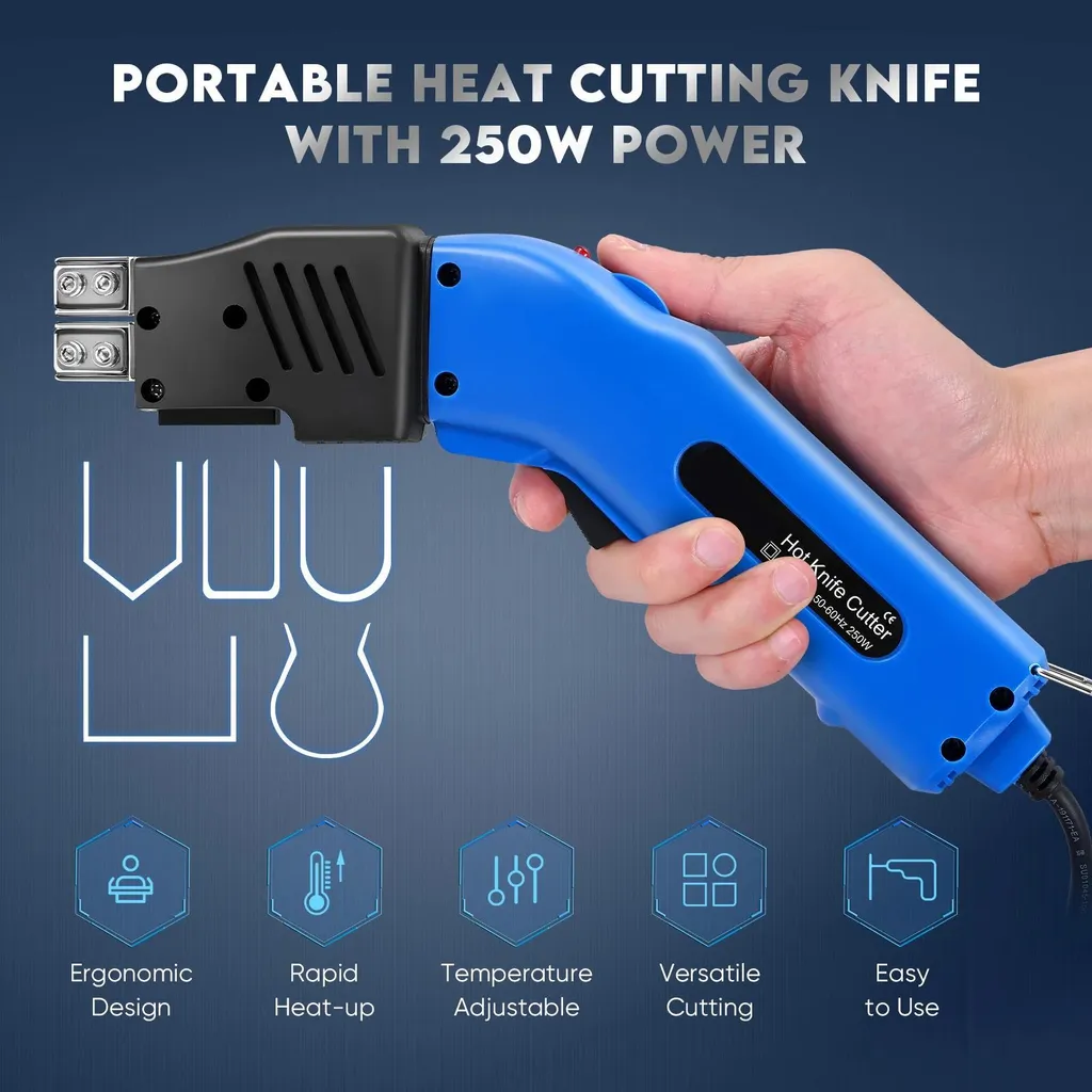Coupe-polystyrène 220V bleu haute performance pour styromousse 10cm