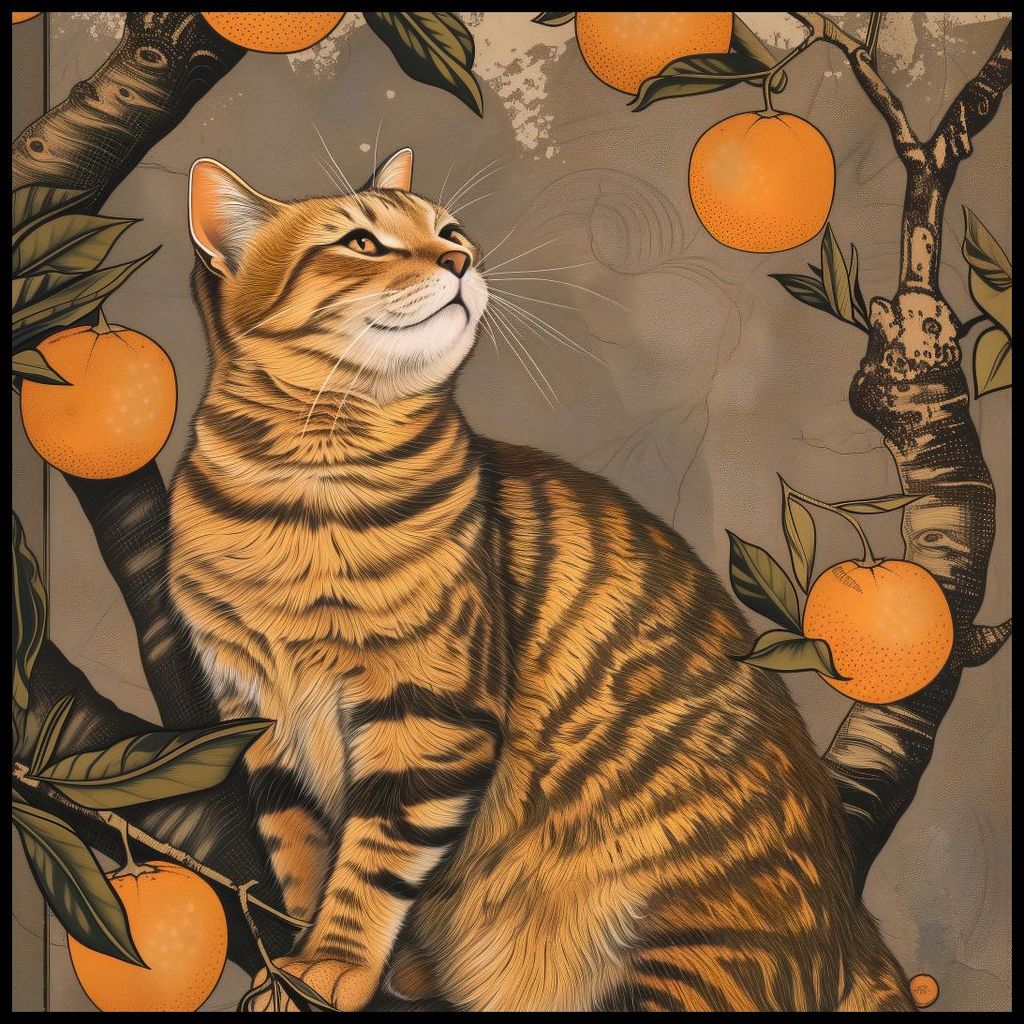 Plakat 80x80cm Wo sind meine Pfoten