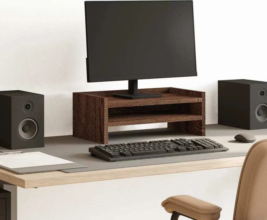 Rialzo Monitor Cloris 2025 Rovere Marrone 42x24x16 - Vendita Online