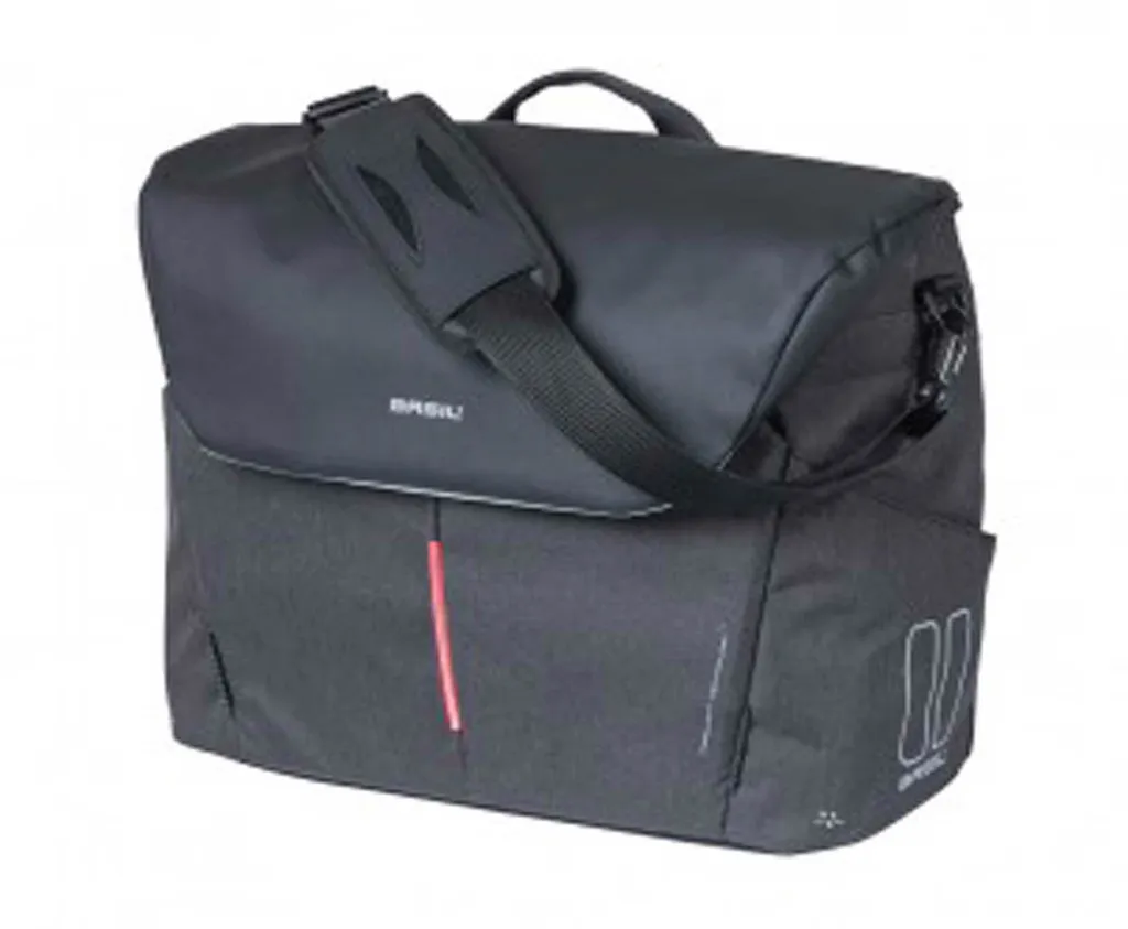 Sacoche vélo Basil B-Safe Aurore boréale avec protection antivol