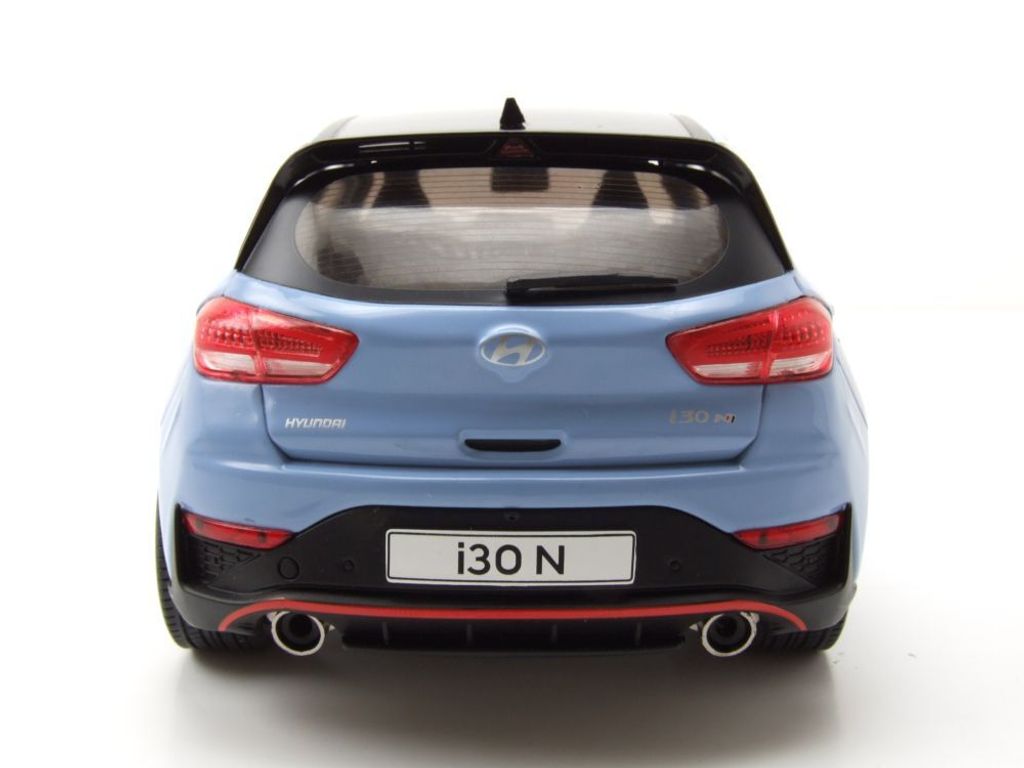 MCG 18503 Hyundai i30 N 2021 hellblau rot 1:18 Produktbild 7
