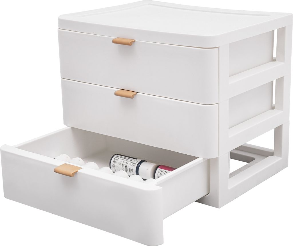 Schreibtisch Aufbewahrungsbox 3-schicht organizer Schublade Produktbild 8