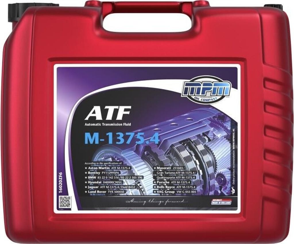 MPM ATF M-1375.4 10W Automatikgetriebeöl Synthetiköl Hellbraun 20L 16020ZF6