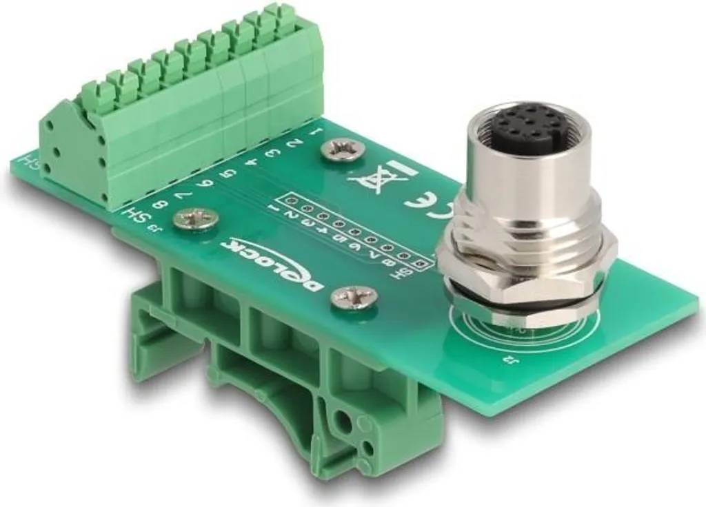 Adaptateur M12 femelle 8 broches pour corriger les pertes de signal