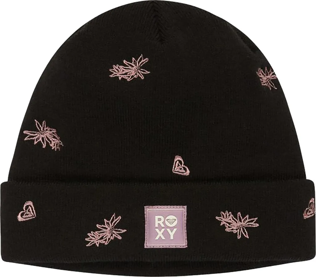 Bonnet de ski enfant ROXY Hedda noir - Bonnet chaud pour la montagne