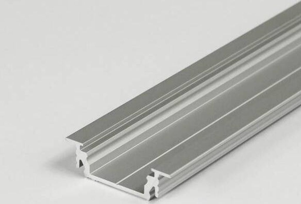 PROVISTON | LED Aluminiumprofil | 28 x 8 x 2000 mm | Weiss | Led-Beleuchtung | Indirekte Beleuchtung | LED Leisten | 1 Stück