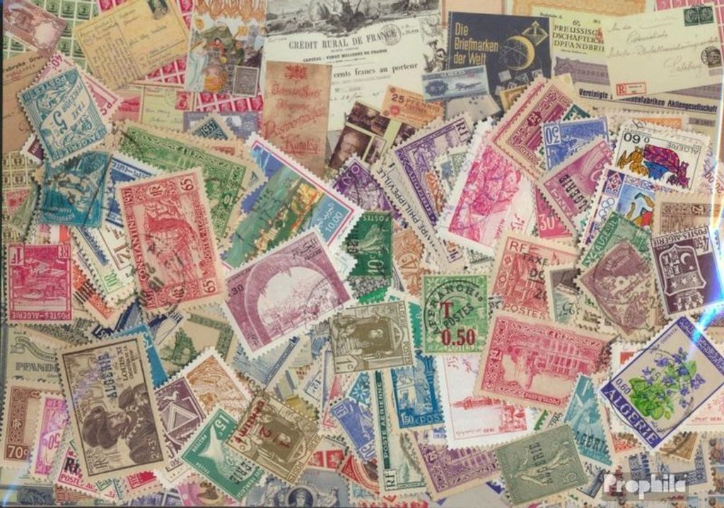 Briefmarken Algerien 1000 verschiedene Marken