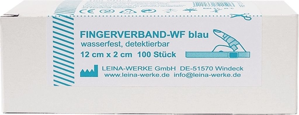Fingerverband wasserfest 12x2cm detektierbar (100 Stk.)