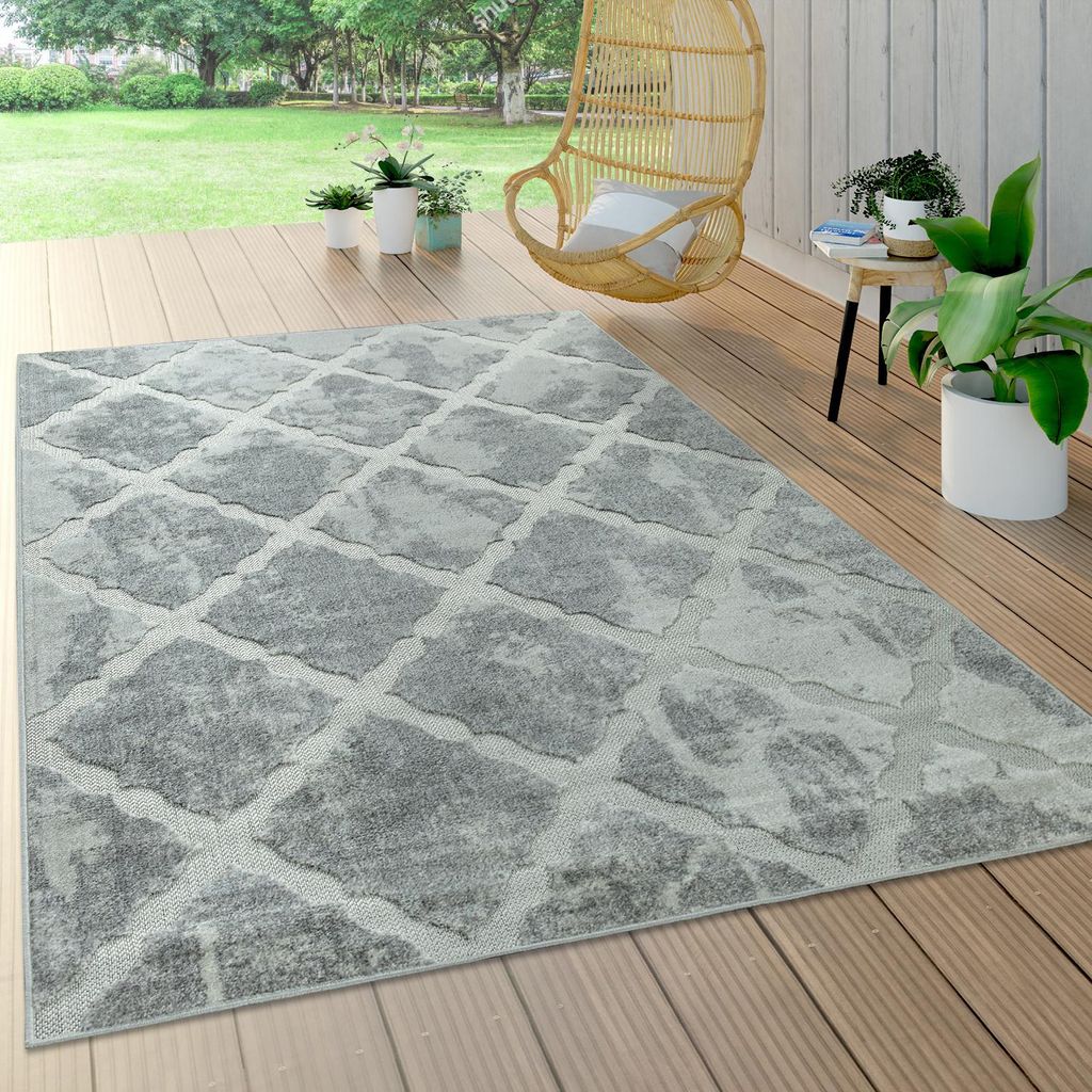In- & Outdoor Teppich, Terrasse u. Balkon, Wetterfest Produktbild 