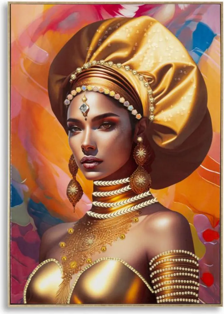 Quadro Astratto Materico Multicolore - Abete, Metallo e Tela 72x102
