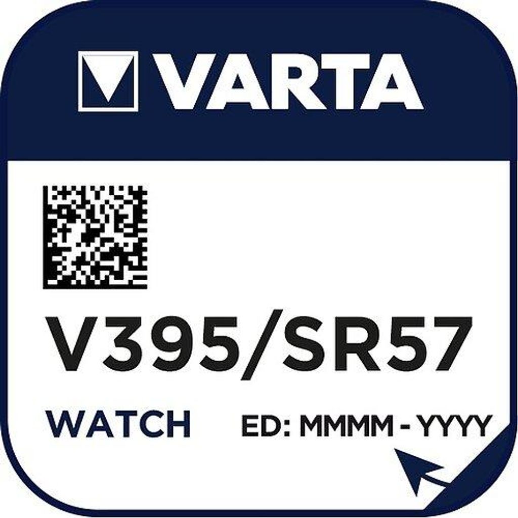 Varta 395 Uhrenbatterie SR927SW Silberoxid 1,55 V Batterie Produktbild 