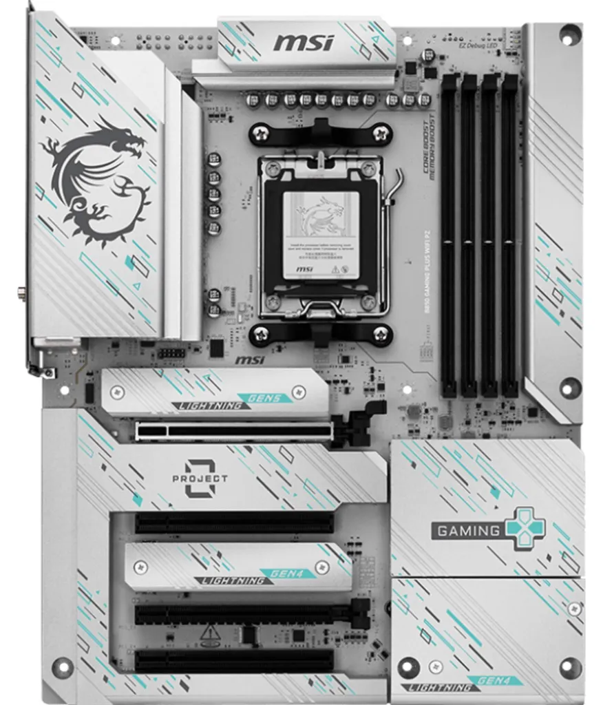 Carte mère MSI B850 GAMING PLUS WIFI PZ contre les coupures de réseau