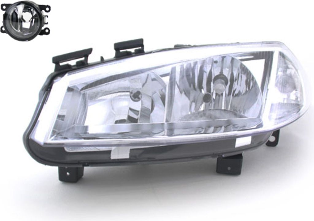 Scheinwerfer passend für Renault Megane II 02-05 H7 H1 Li. Produktbild 