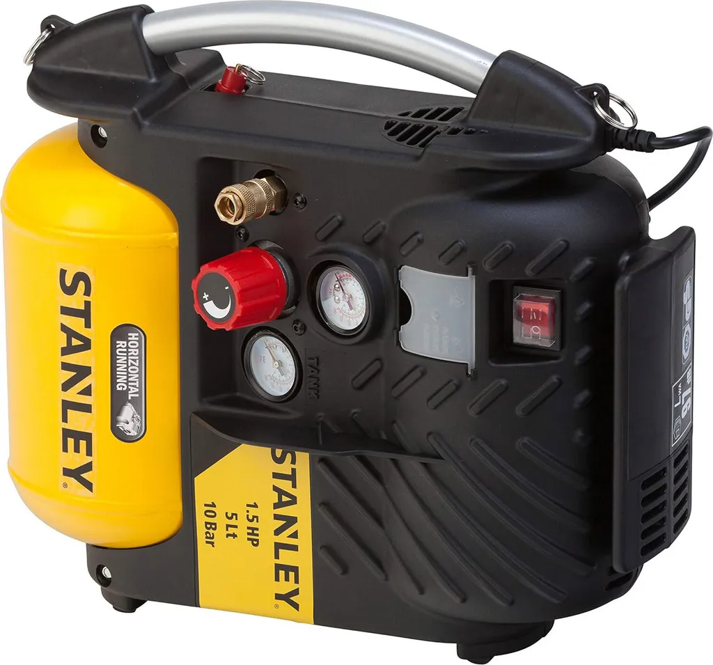 Compresseur sans huile Stanley 10 bar - Modèle DN 200/10/5 compact 5L - 7