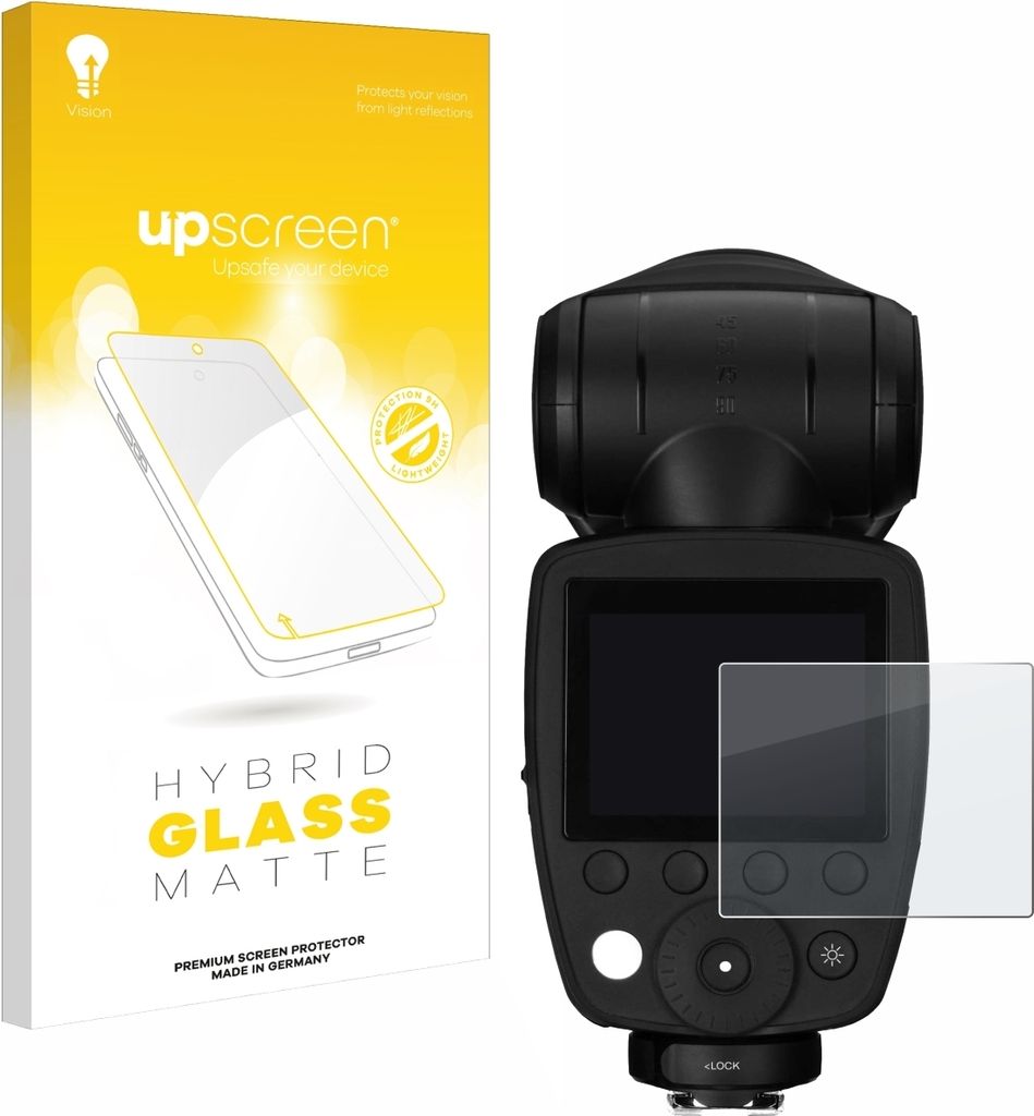 upscreen Entspiegelungs Schutzglas für Profoto A10 Schutzfolie Panzer Folie Glas Display Schutz matt