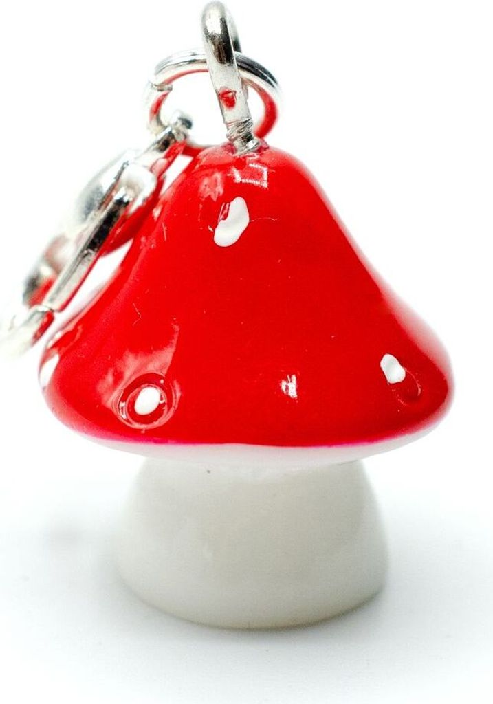 Fliegenpilz Charm Pilz Pilze Wald Miniblings Anhänger Charms Armband Rot Weiß