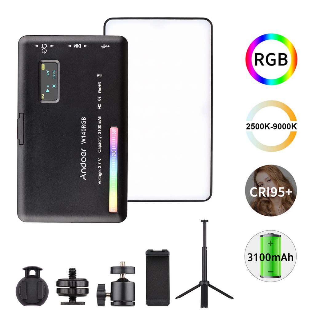 Andoer W140 RGB LED-Videobeleuchtungs-Kit | Kaufland.de