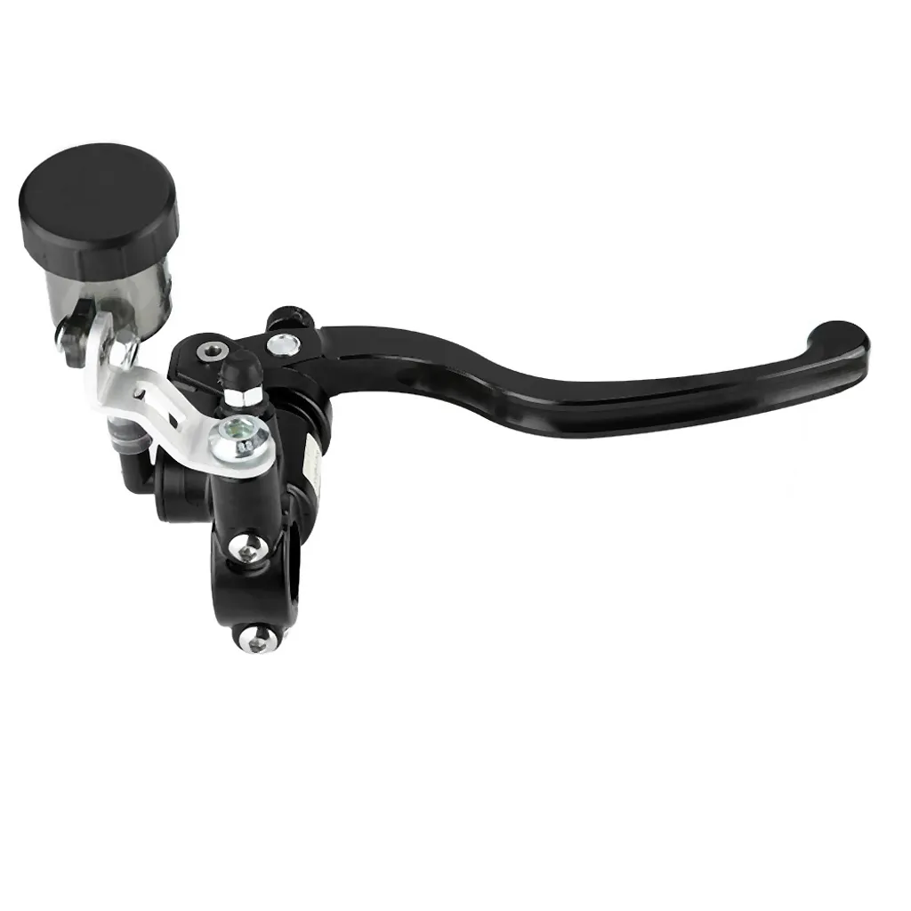 Levier d'embrayage hydraulique moto universel en aluminium noir CNC 22mm