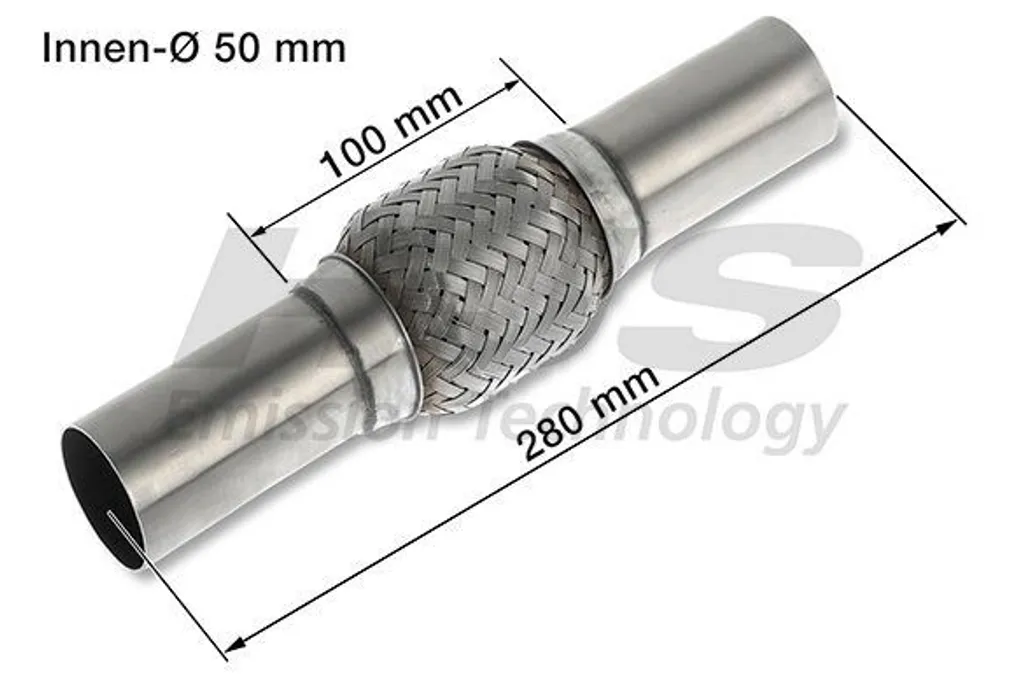 Tuyau d'échappement pour réparer Opel Corsa B et Saab 9-3 Cabriolet YS3D