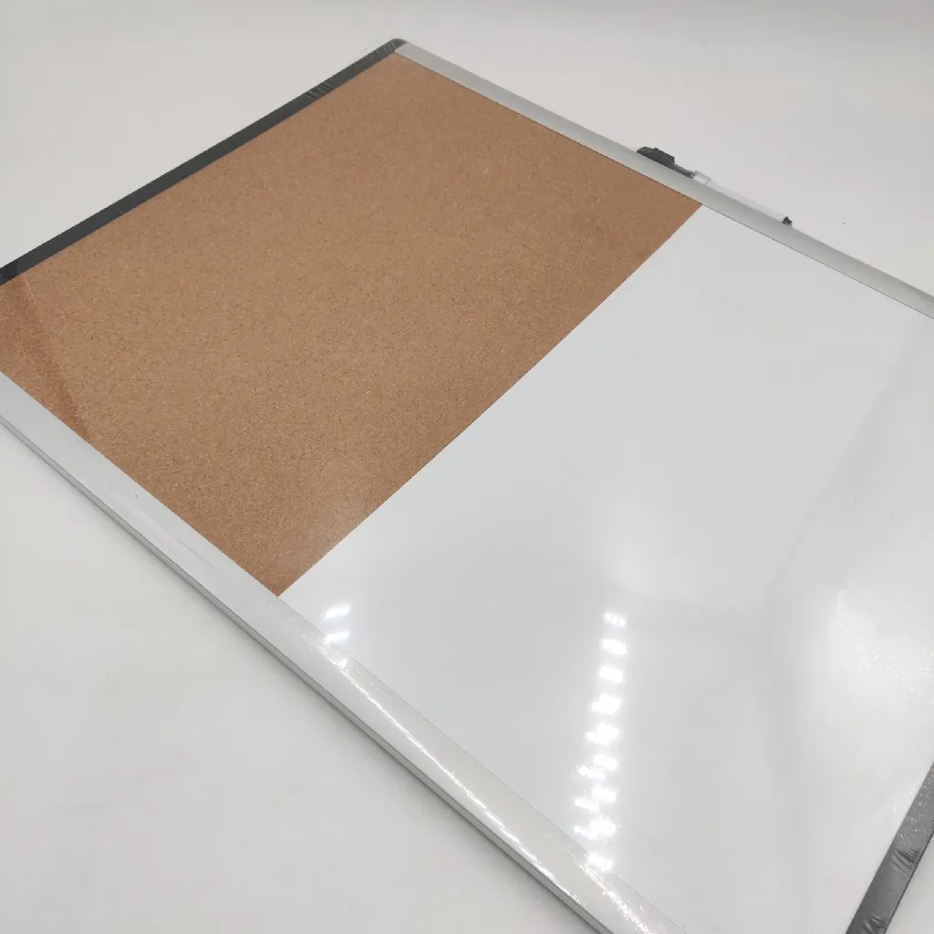 Tableau Blanc Effaçable à Sec Double Face avec Surface Magnétique - 2