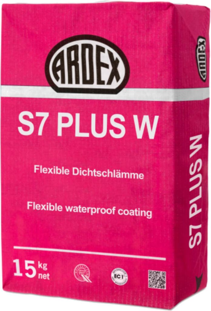 ARDEX S 7 PLUS W Flexibel Dichtschlämme 15kg weiß Produktbild 