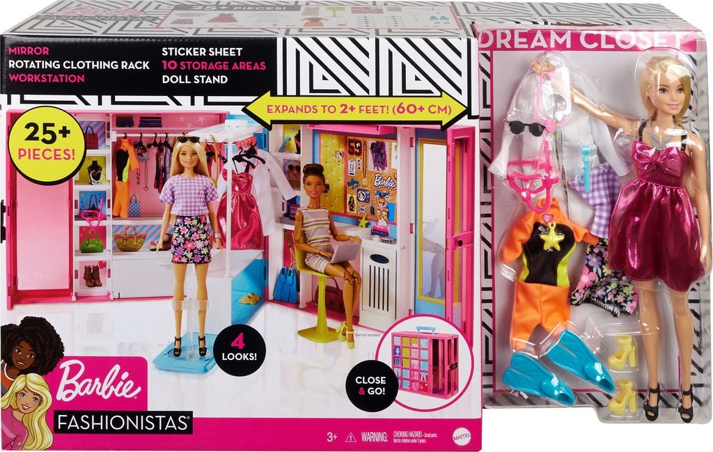 Mattel GBK10 Barbie Traum Kleiderschrank Produktbild 10