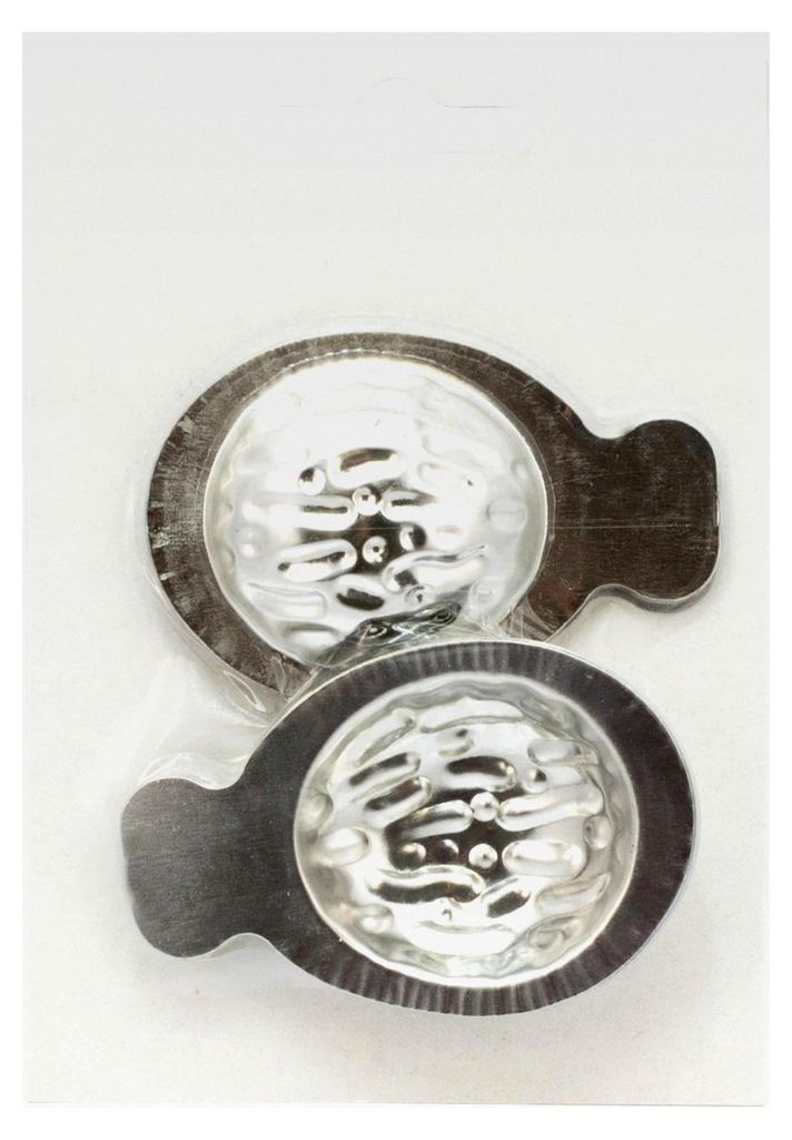 Walnuss-Kuchenformen, Silber, 10 Stück