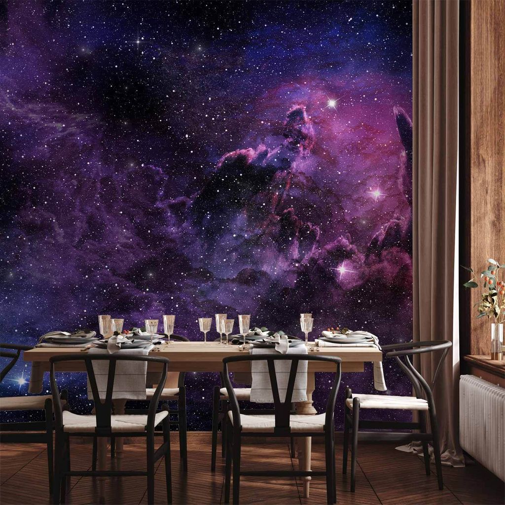 Vlies Fototapete - Purple Nebula 250x175 cm Landschaften a-C-0022-a-a