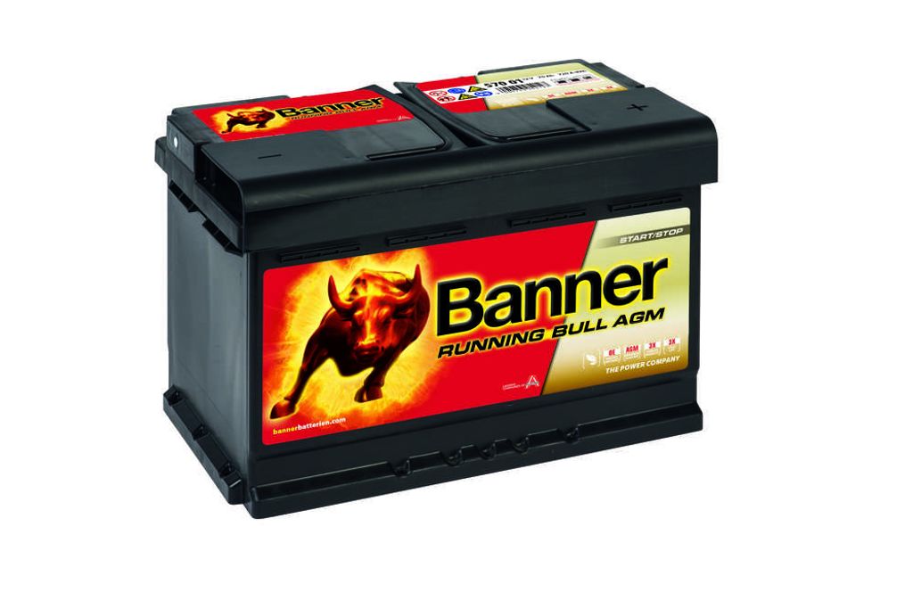 Banner Running Bull batterie de voiture 12V 70Ah 57001 AGM Image du produit 