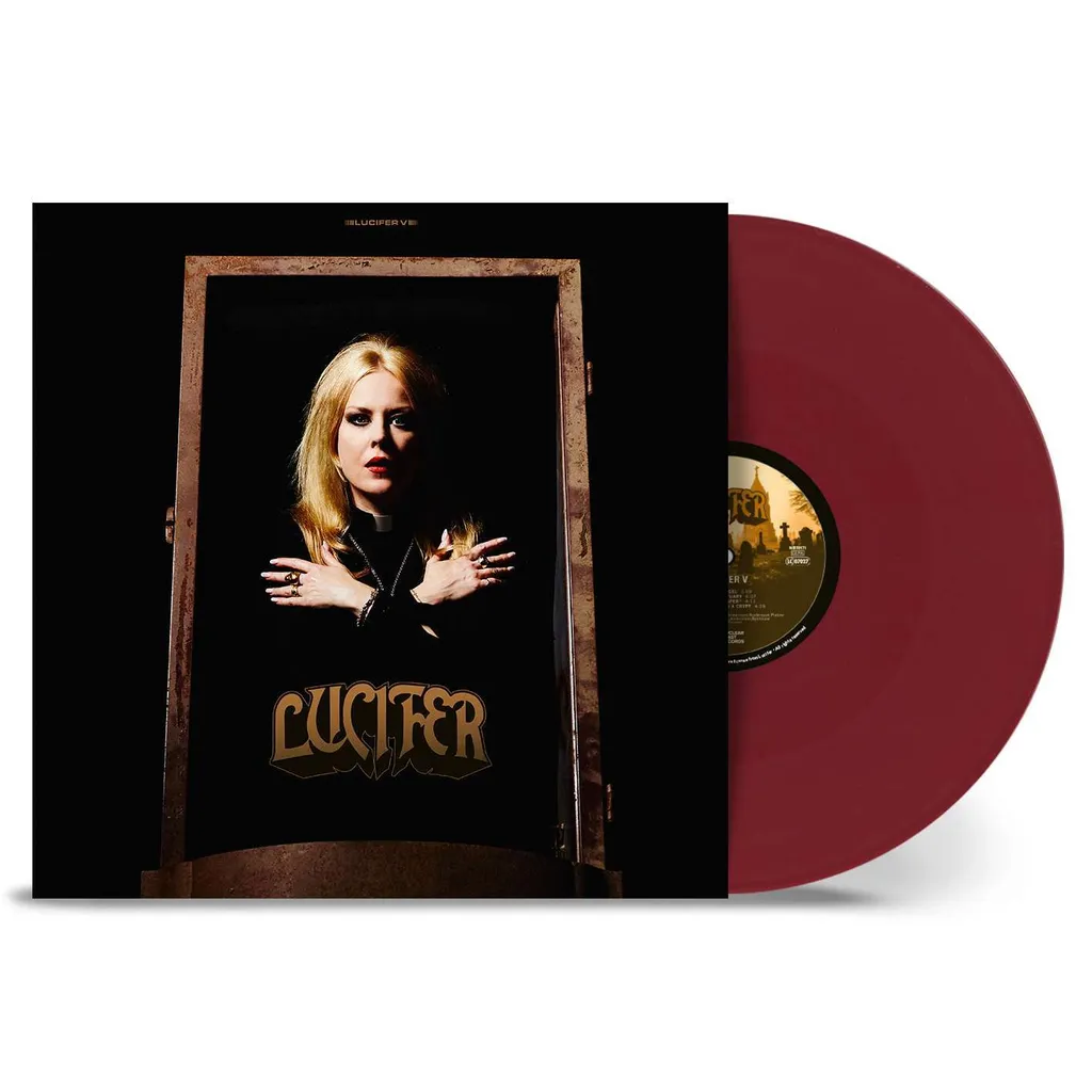 Lucifer V Vinyle Rouge : Album Studio Lucifer en Édition Limitée LP