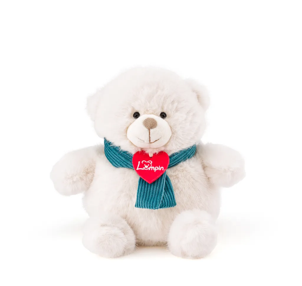 Peluche ours brun Malvin 18 cm : petit doudou pour bébé et enfant
