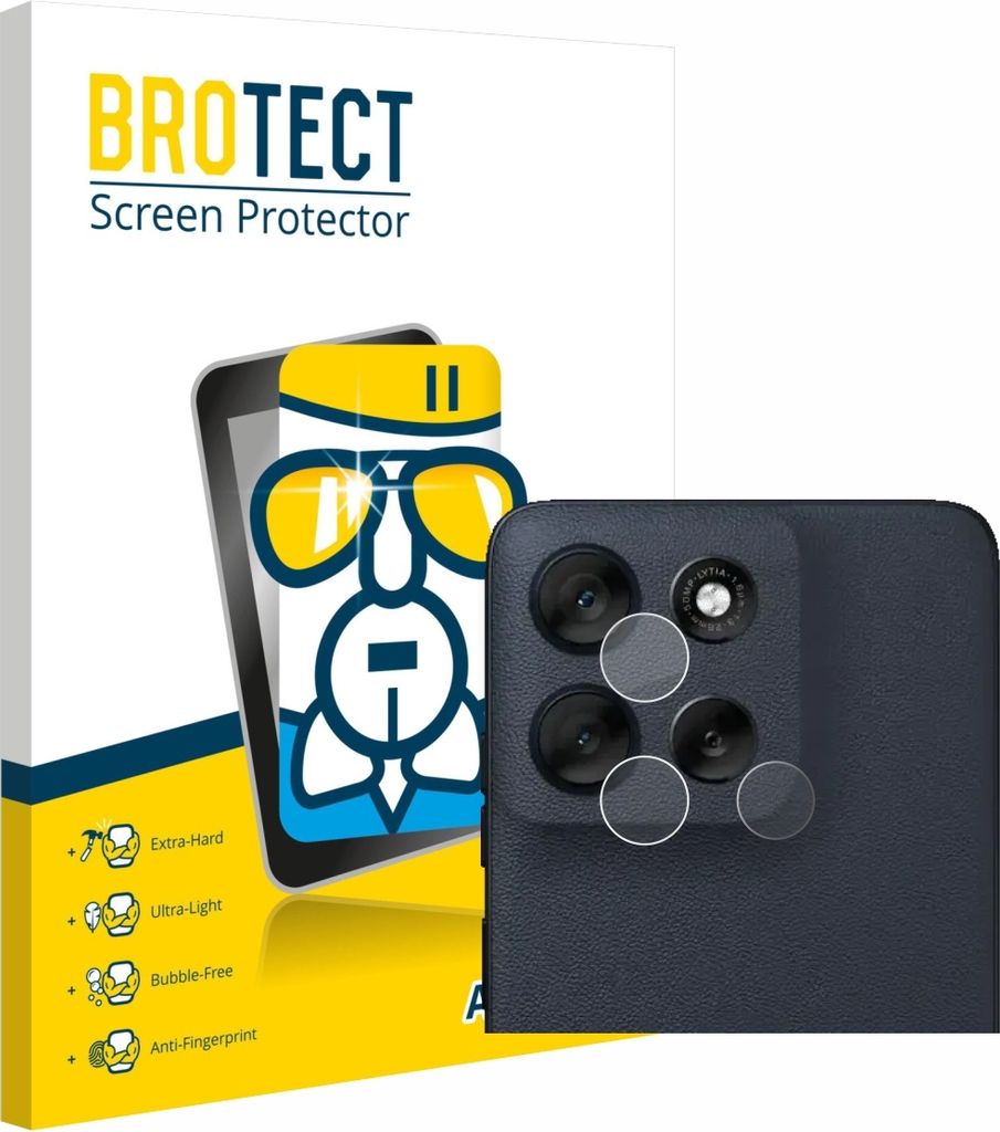 BROTECT Schutzglas für Motorola Moto G56 (NUR Kameraschutz) Schutzfolie Panzer Folie Glas Display Schutz klar