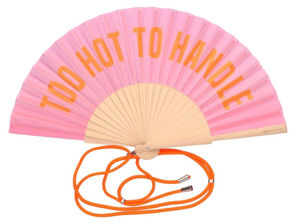 Fififan, Fächer, 23cm, Motiv: Too Hot to Handle, r Produktbild 
