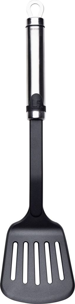 BERGNER Nylon Bratenwender Pfannenwender 34 cm Edelstahl-Griff BG-3064