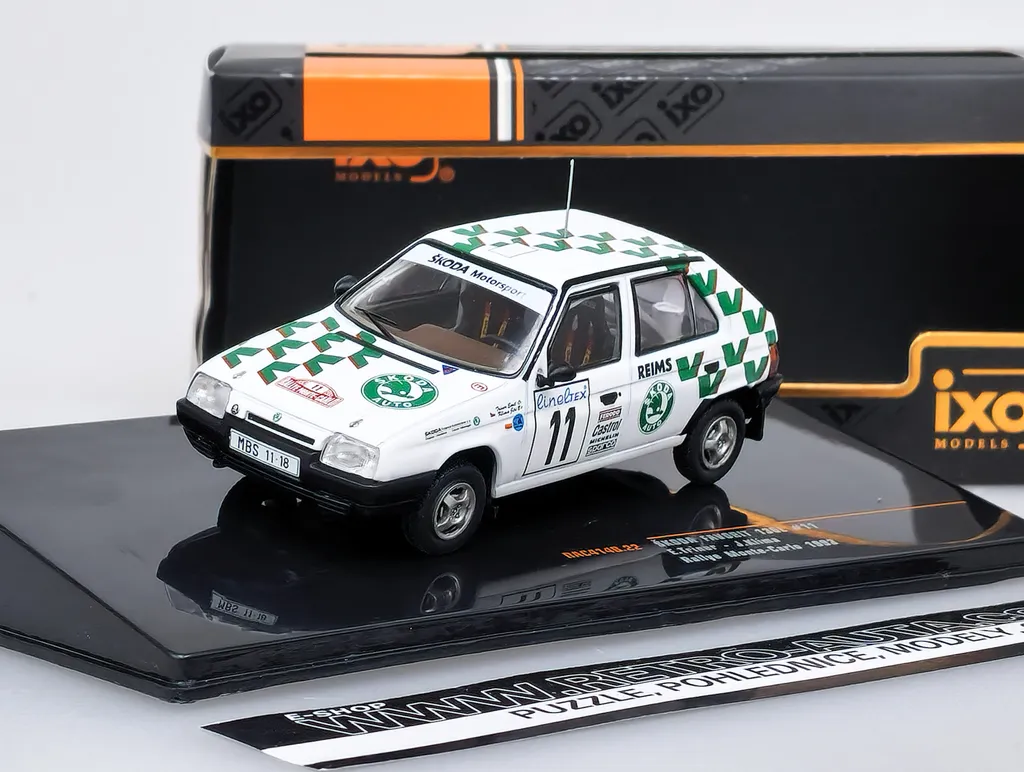Modèle réduit Škoda Favorit 1993 Rallye Monte-Carlo IXO 1:43 pour collection