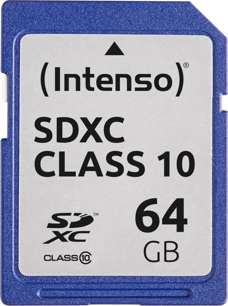 Intenso - Scheda di memoria flash - 64 GB - Classe 10 - Immagine del prodotto 