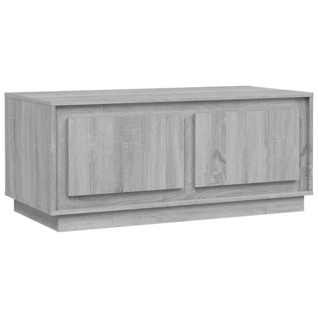 SYFAX Tavolino Salotto 102x50cm Grigio Sonoma - Casa e Famiglia