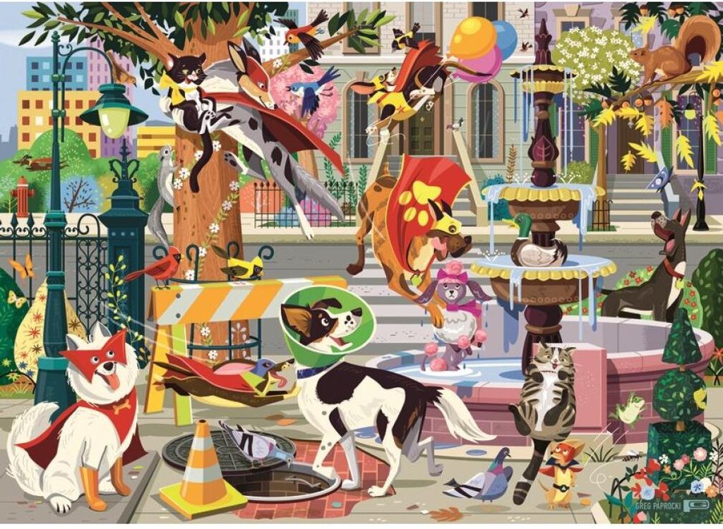 RAVENSBURGER Puzzle Superpsi zachraň ují svě t! 60 dílků