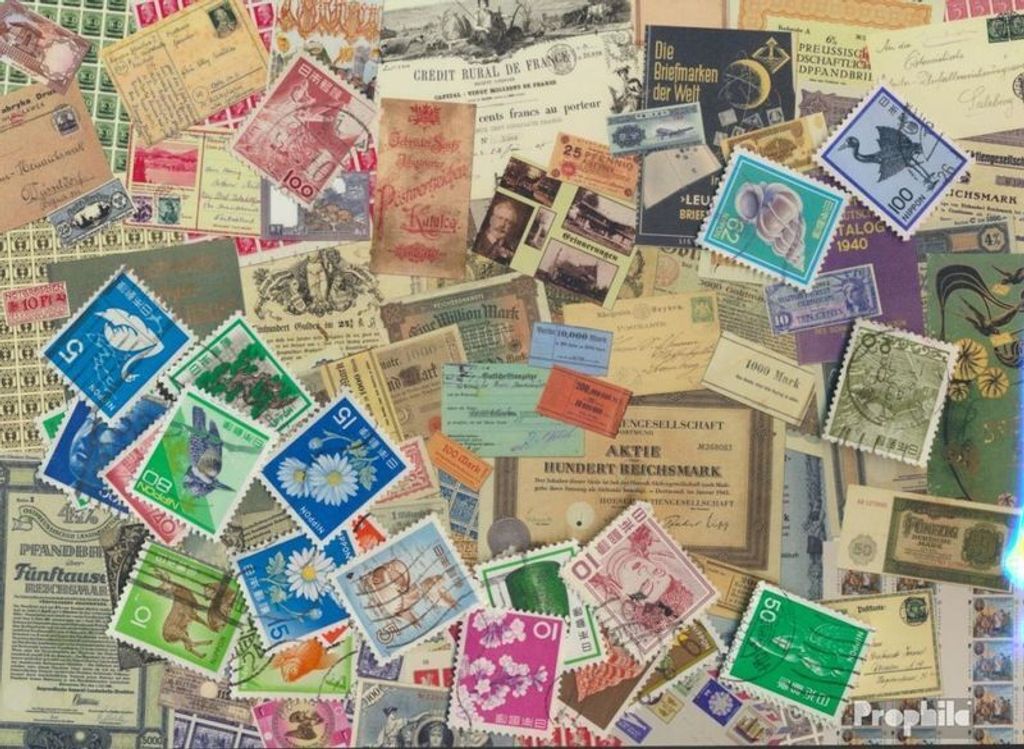 Briefmarken Japan 25 verschiedene Marken
