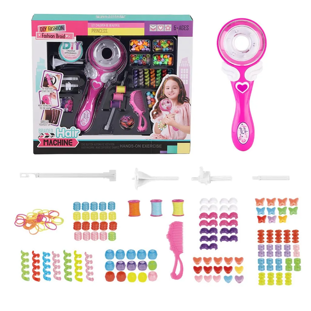 Tresseuse automatique à 3 brins électrique pour coiffure enfant rapide