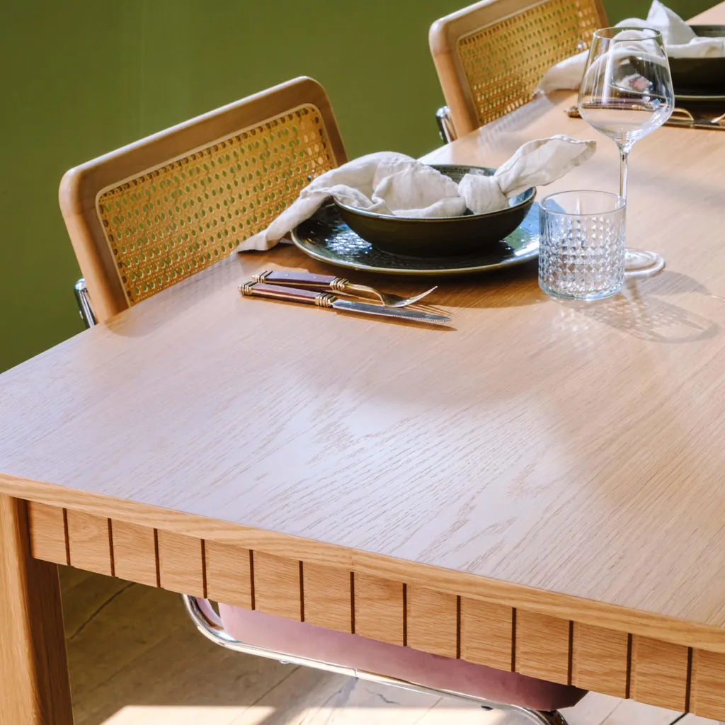 Grande table robuste 200 cm en chêne pour optimiser votre séjour - 3