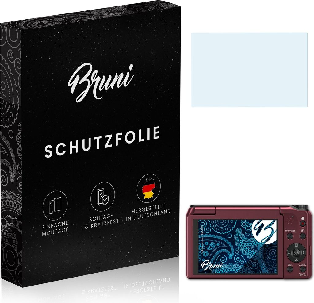 atFoliX 4054274727923, Transparent, Panasonic, Lumix DMC-TZ56, Klare Bildschirmschutzfolie, Kratzresistent, Glänzend