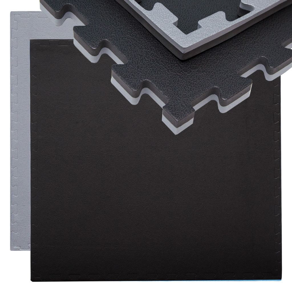 90x90cm Trainingsmatte mit Rand - 20mm Bodenschutz-Matte Produktbild 